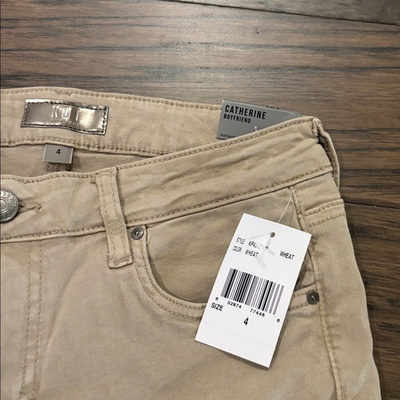 New With Tags Kut from the Kloth Catherine Boyfriend Pqnt in Wheat Sz 4 - Picture 6 of 12